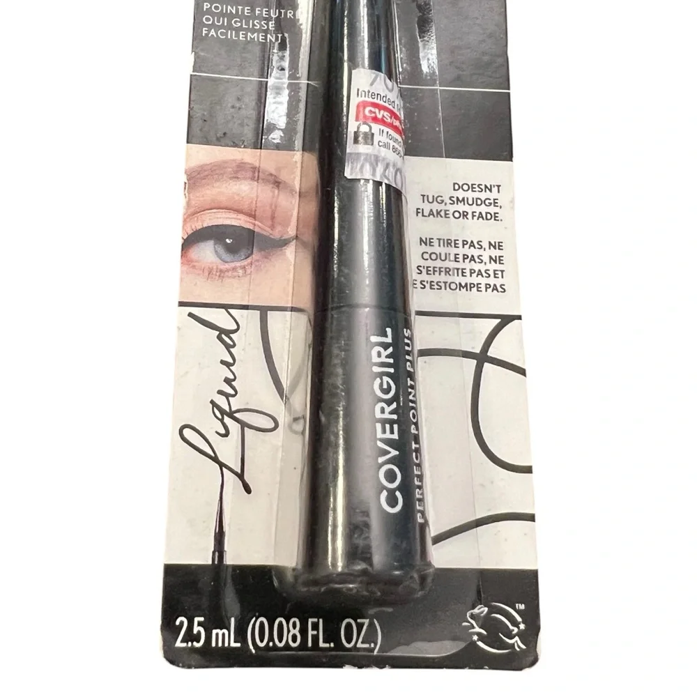 CoverGirl Perfect Point Plus Liquid Eye Liner 200‎ Black Onyx New Sealed